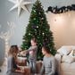 Timberlake 7.5 ft Artificial Christmas Tree with 450 LED Lights in Green, , large