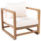 Hearth and Haven 2-Piece Patio Chat Set with Cross-Stretcher Base in Beige, , large