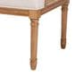 Baxton Studio Rachana Accent Chair with Honey Oak Frame in Beige, , large
