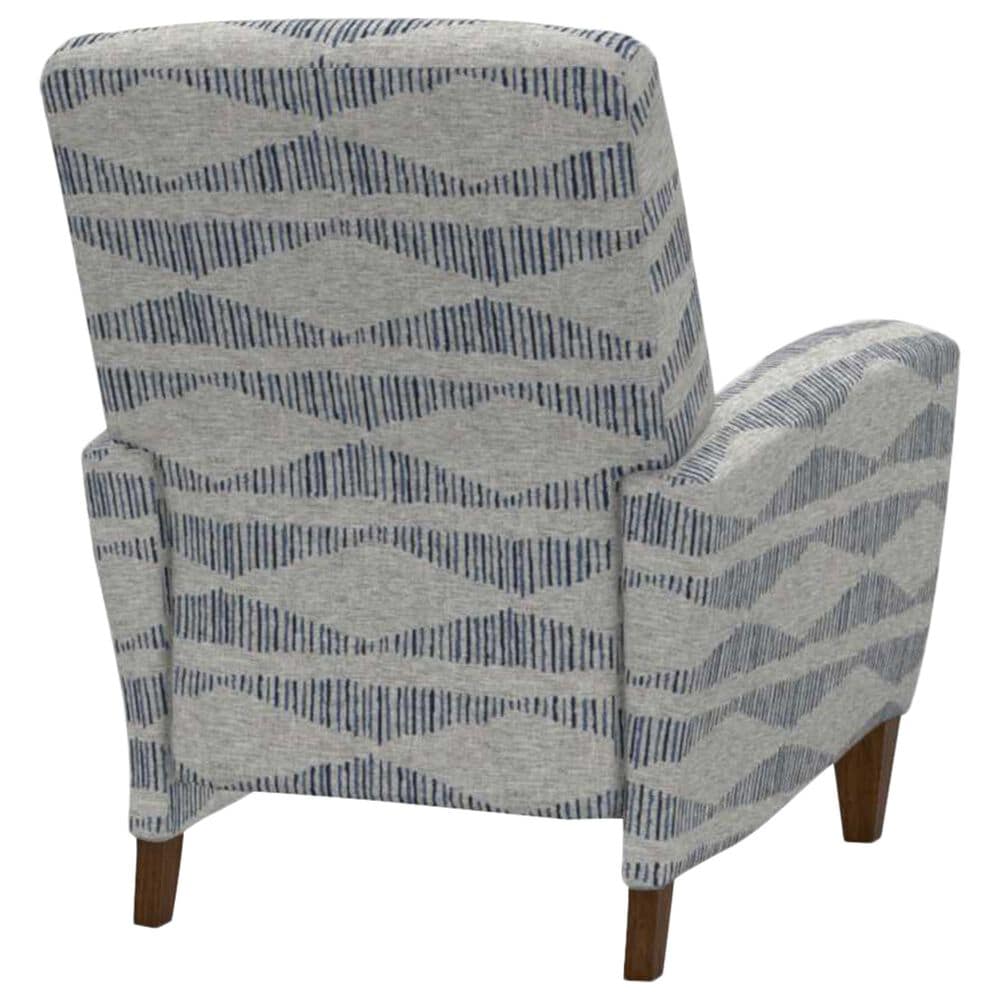 La-Z-Boy Scarlett High Leg Recliner in Bluestone Fabric and Coffee Finish, , large