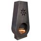 Napa East Collection Suns Fire Steel Outdoor Fireplace in Raw Steel, , large