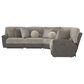 Catnapper Rendezvous 5-Piece Power Reclining Symmetrical Sectional in Slate and Fawn, , large