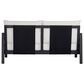 HOMLUX 2-Piece Outdoor Conversation Set with Cushions in White and Black, , large