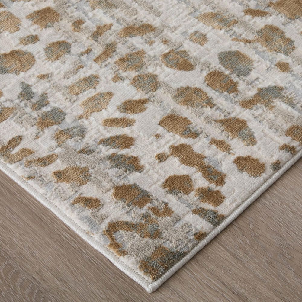 Feizy Waldor Animal Print Beige 6&#39;7&quot; x 9&#39;6&quot; Area Rug, , large