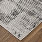 Feizy Sonora 2"6" x 7"3" Gray and Ivory Runner, , large