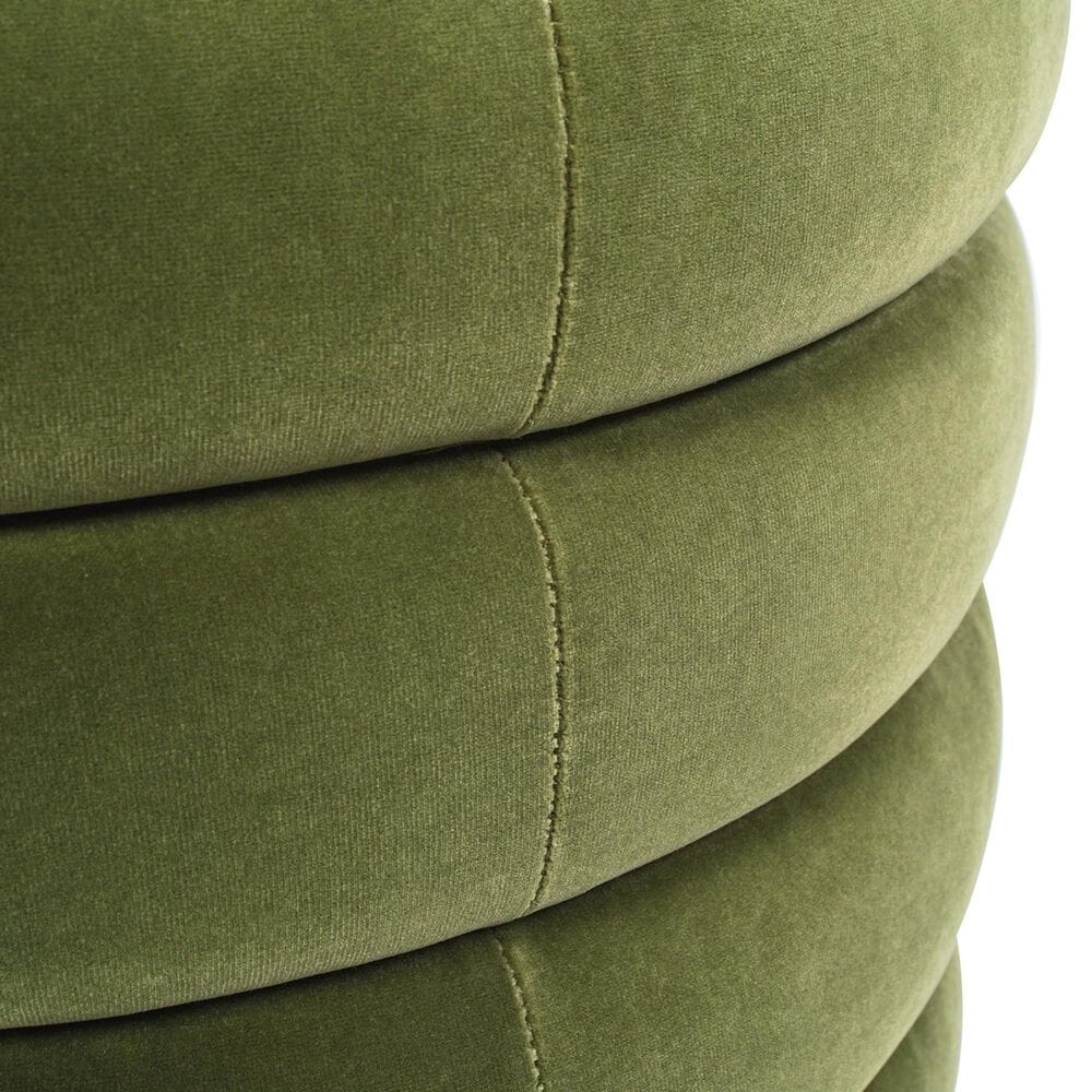 Jennifer Taylor Home Fuji Storage Ottoman in Olive Green, , large