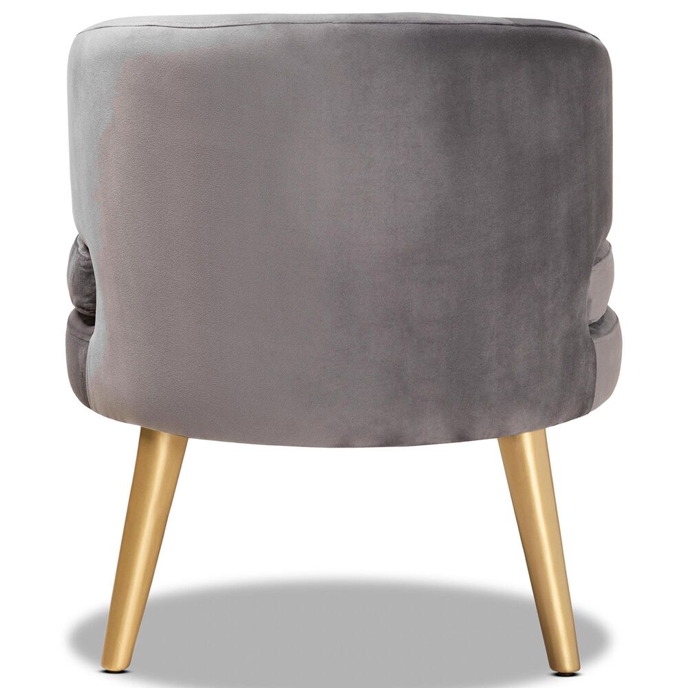 Baxton Studio Baptiste Accent Chair in Grey, , large