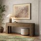Four Hands Abaso Console Table in Rustic Wormwood Oak, , large