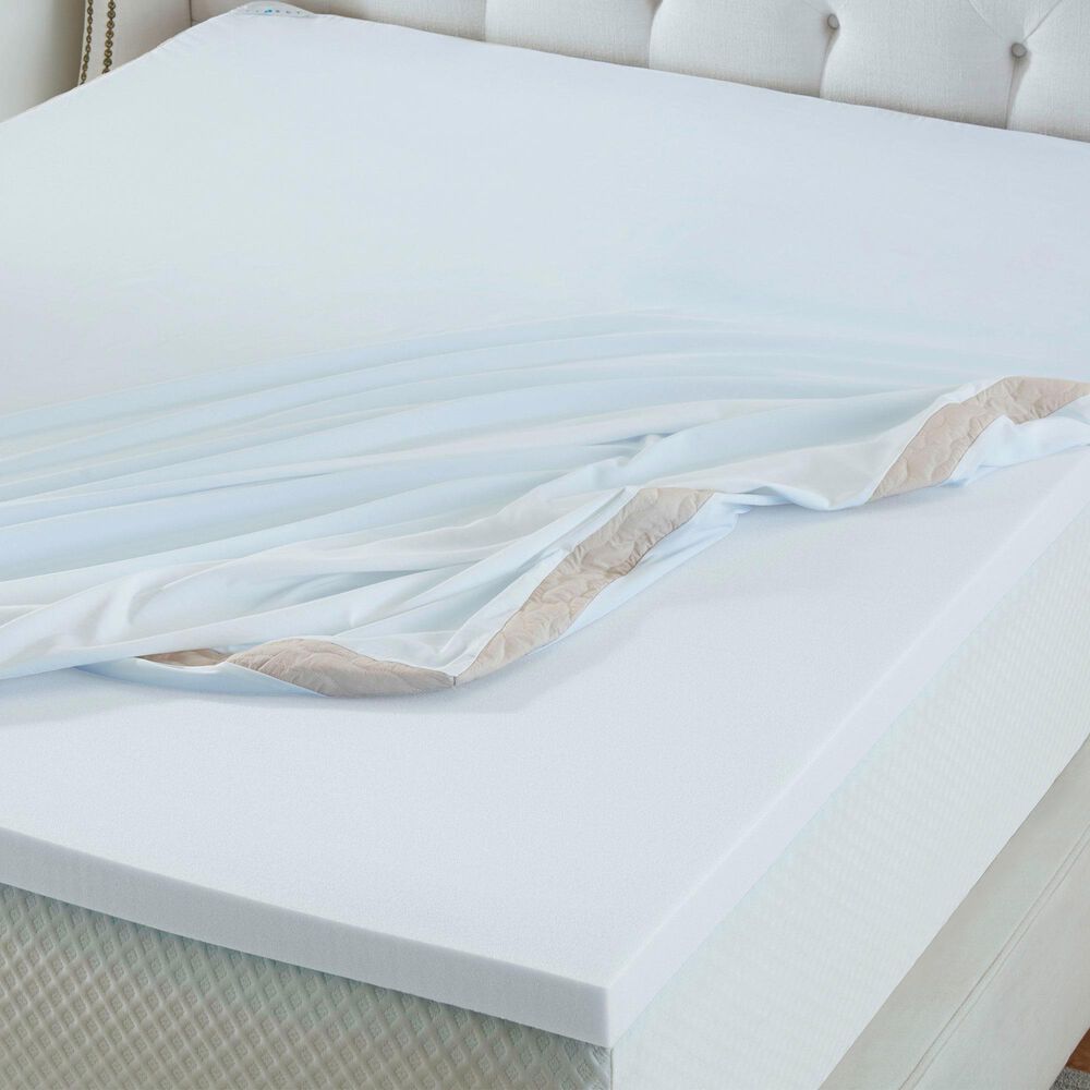 La-Z-Boy 2" Hybrid Bliss Memory Foam Queen Mattress Topper, , large