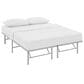 Modway Horizon Platform Queen Bed Frame in Gray, , large