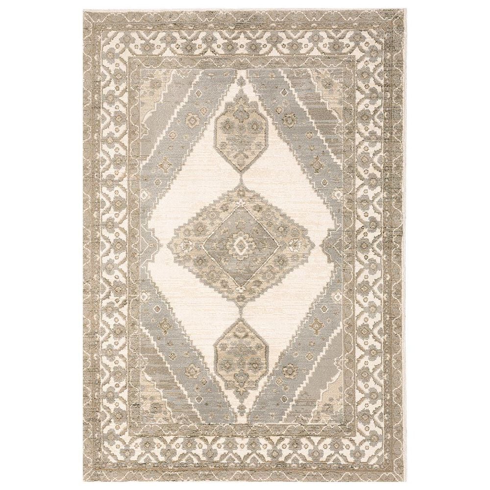 Oriental Weavers Andorra 298C 2"3" x 8" Beige Runner, , large