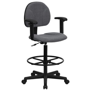 Flash Furniture Drafting Chair in Gray, , large