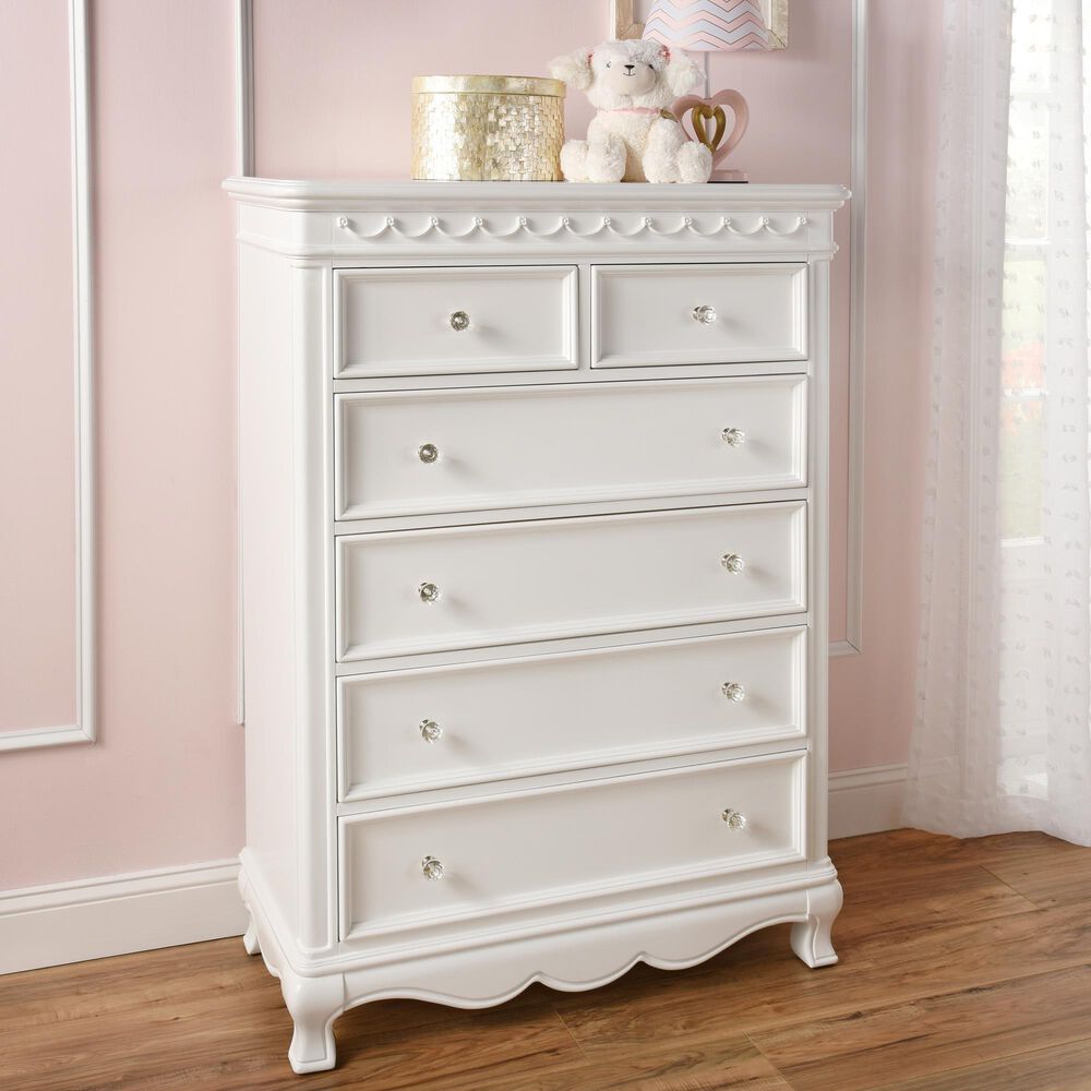 Suite Bebe Adelina 6-Drawer Chest in Pure White, , large