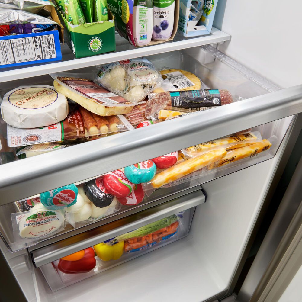 Whirlpool 21 Cu. Ft. Wide Side-by-Side Refrigerator in Fingerprint Resistant Stainless Steel, , large