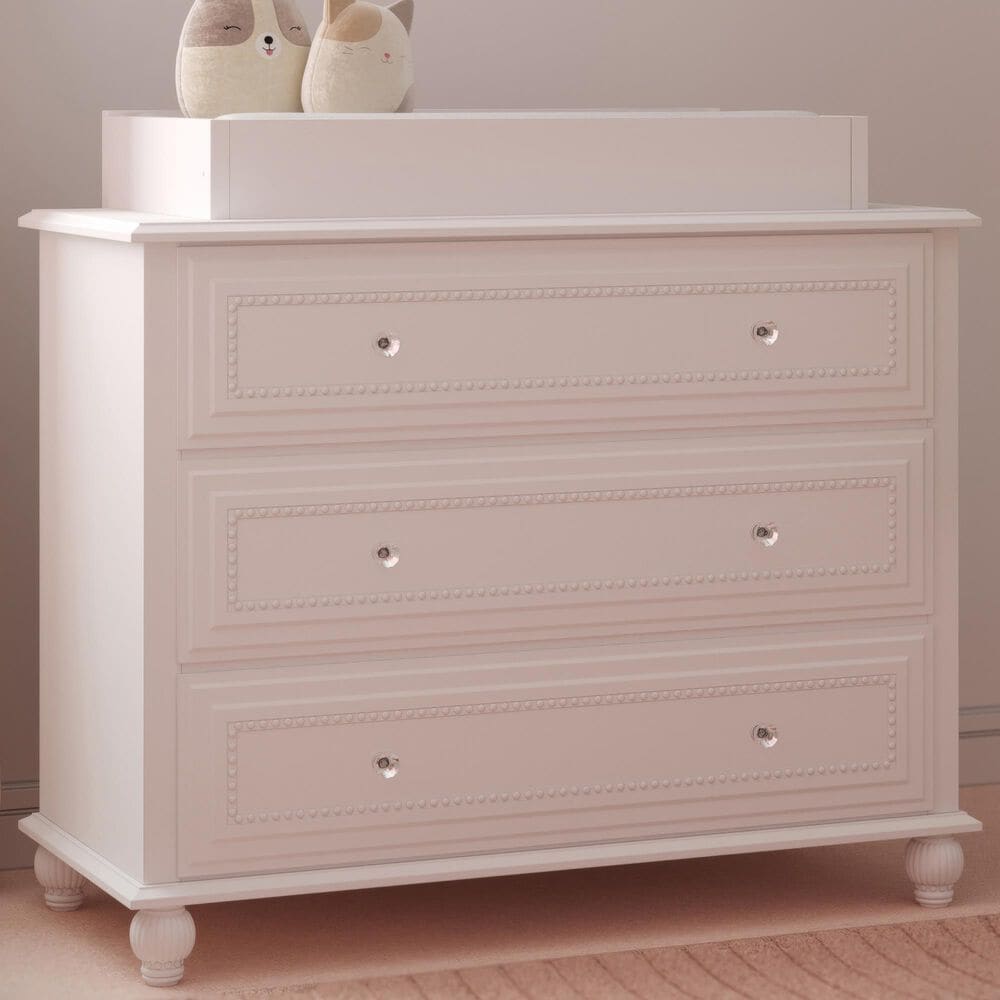 Oxford Baby Briella 3-Drawer Dresser in White, , large