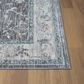 L&R Resources Allure 82473GML Gray and Blue 9" x 12" Area Rug, , large