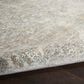 Nourison Starry Nights STN03 5" x 7" Silver and Cream Area Rug, , large