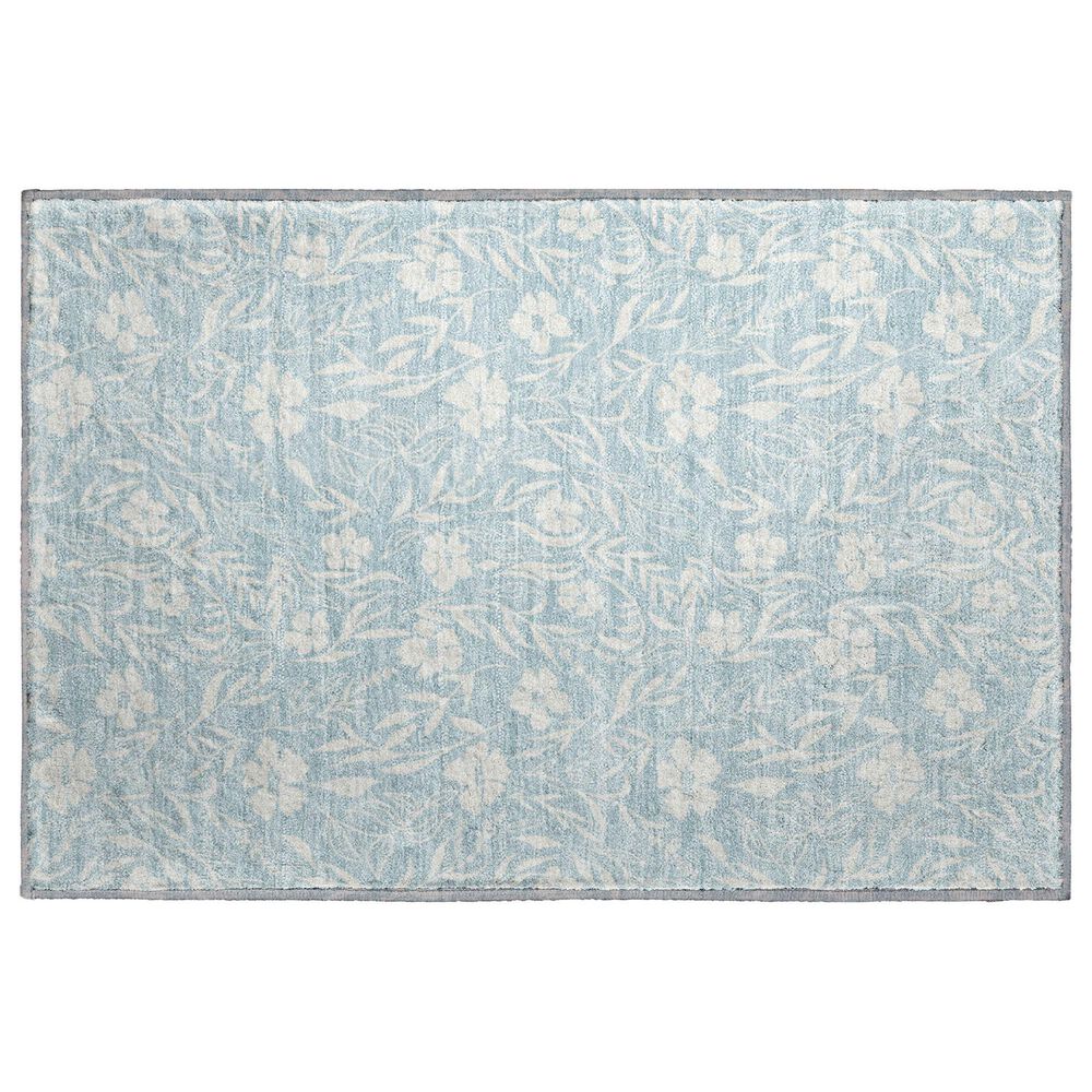 Dalyn Rug Company Soft Essentials Floral Sky 2"6" x 3"10" Indoor/Outdoor Area Rug, , large