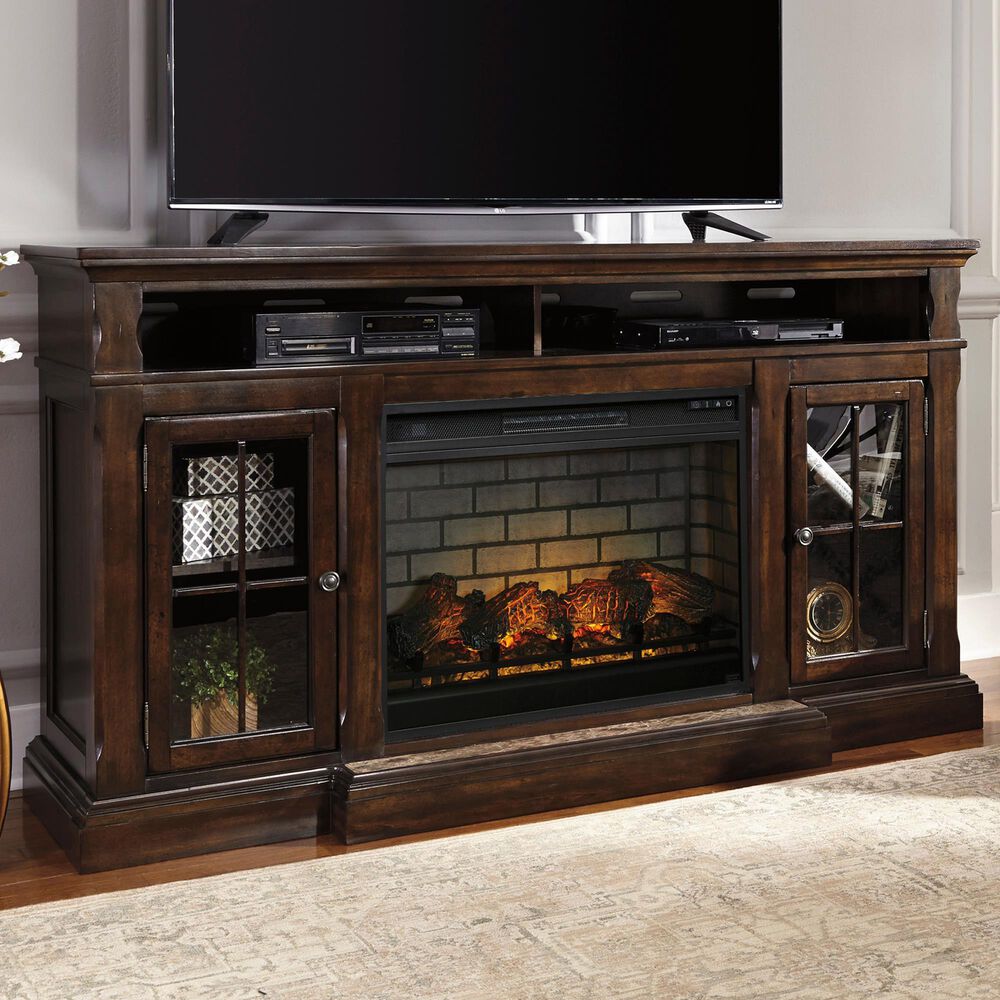 Roddinton TV Stand - Dark Brown