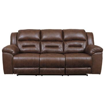 Ashley Stoneland Power Reclining Sofa in Chocolate, , large