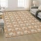 Dalyn Rug Company Soft Essentials Chevron Copper 9" x 12" Area Rug, , large