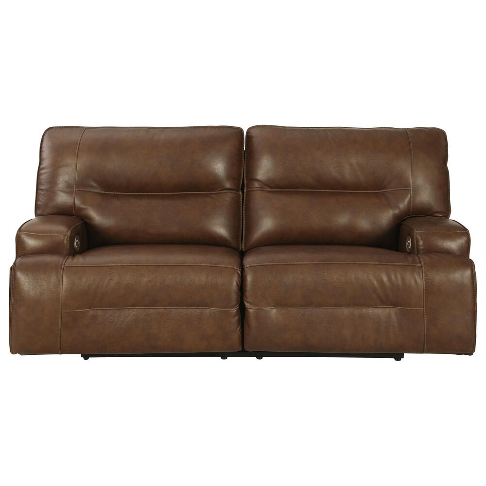 Ashley Francesca Power Reclining Sofa in Auburn, , large