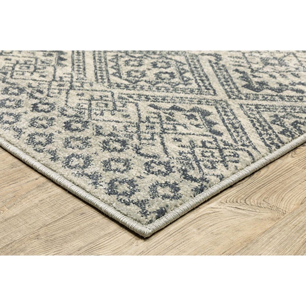 Oriental Weavers BransonBR02A 7&#39;10&quot; x 10&#39; Blue and Beige Area Rug, , large