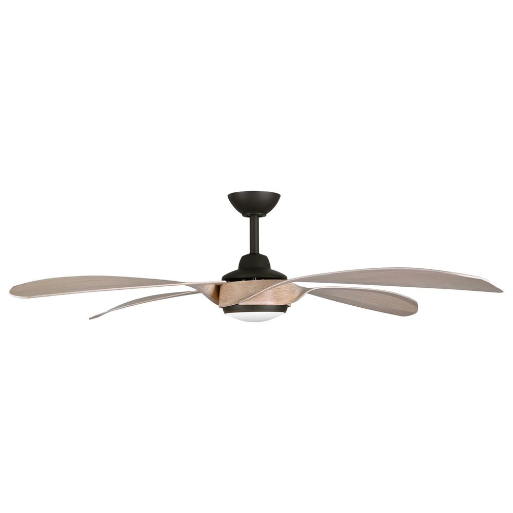 Minka-Aire Mortyn 60" Indoor/Outdoor Ceiling Fan with LED Light in Dark Bronze, , large