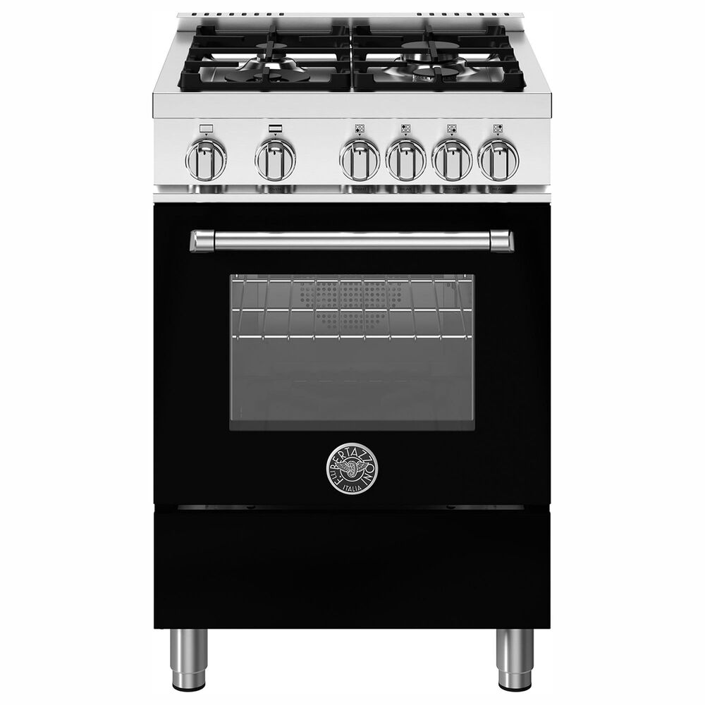 Bertazzoni Master 2.5 Cu. Ft. Freestanding Gas Range in Nero Matt, , large