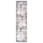 Safavieh Aston 2" x 6" Grey and Ivory Runner, , large