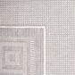 Safavieh Martha Stewart Cyprus MSRO331G 6"7" x 9" Silver and Grey Area Rug, , large