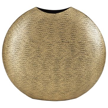 Ashley Iansboro 15" Vase in Antique Gold, , large