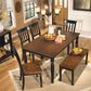 Ashley Owingsville 6-Piece Dining Set in Black and Brown, , large
