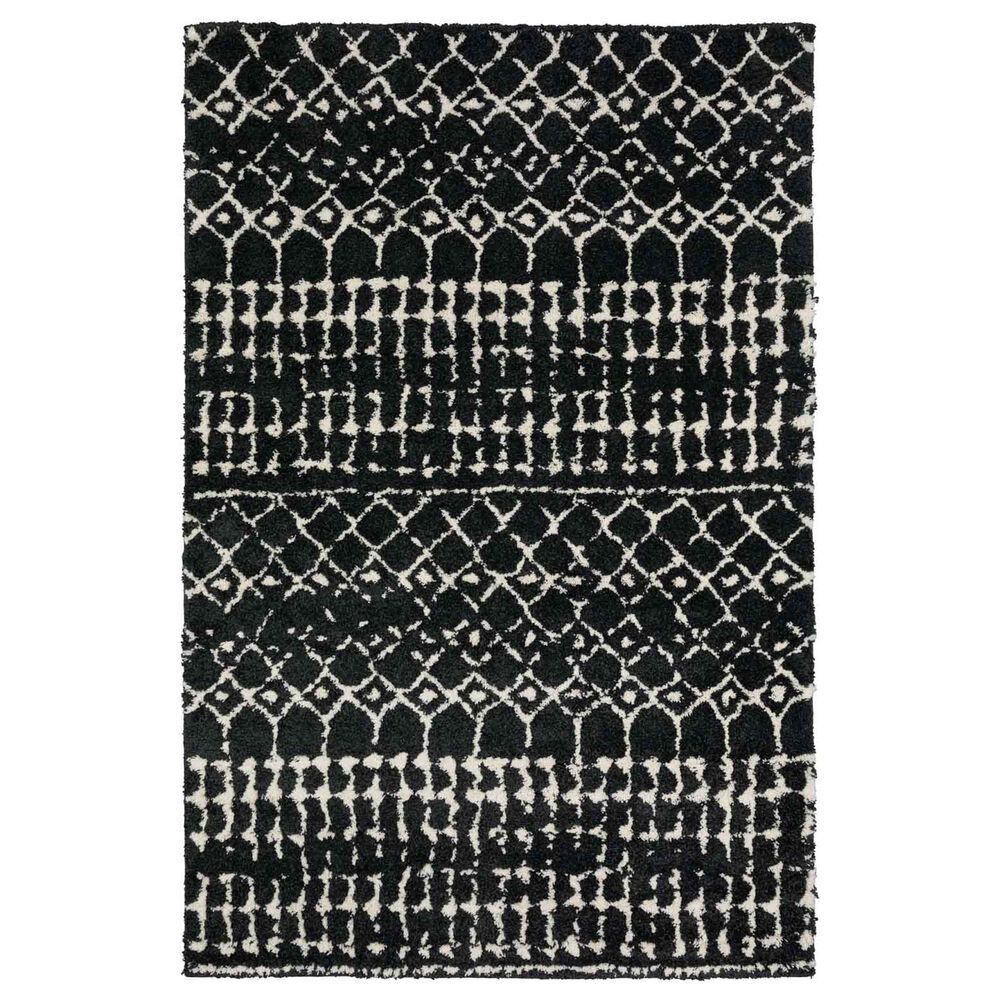 Dalyn Rug Company Marquee MQ2 5"1" x 7"5" Midnight and Ivory Area Rug, , large