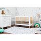 Babyletto Lolly 3 Drawer Changer Dresser with Removable Changing Tray in White and Natural, , large