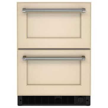 KitchenAid 24" Undercounter Double-Drawer Refrigerator Freezer - Panels Sold Separately, , large