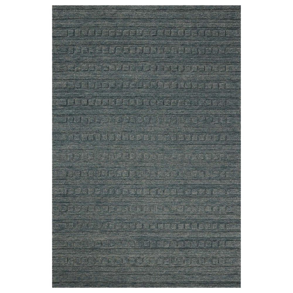 Chris Loves Julia x Loloi Bradley 11"6" x 15" Teal Area Rug, , large