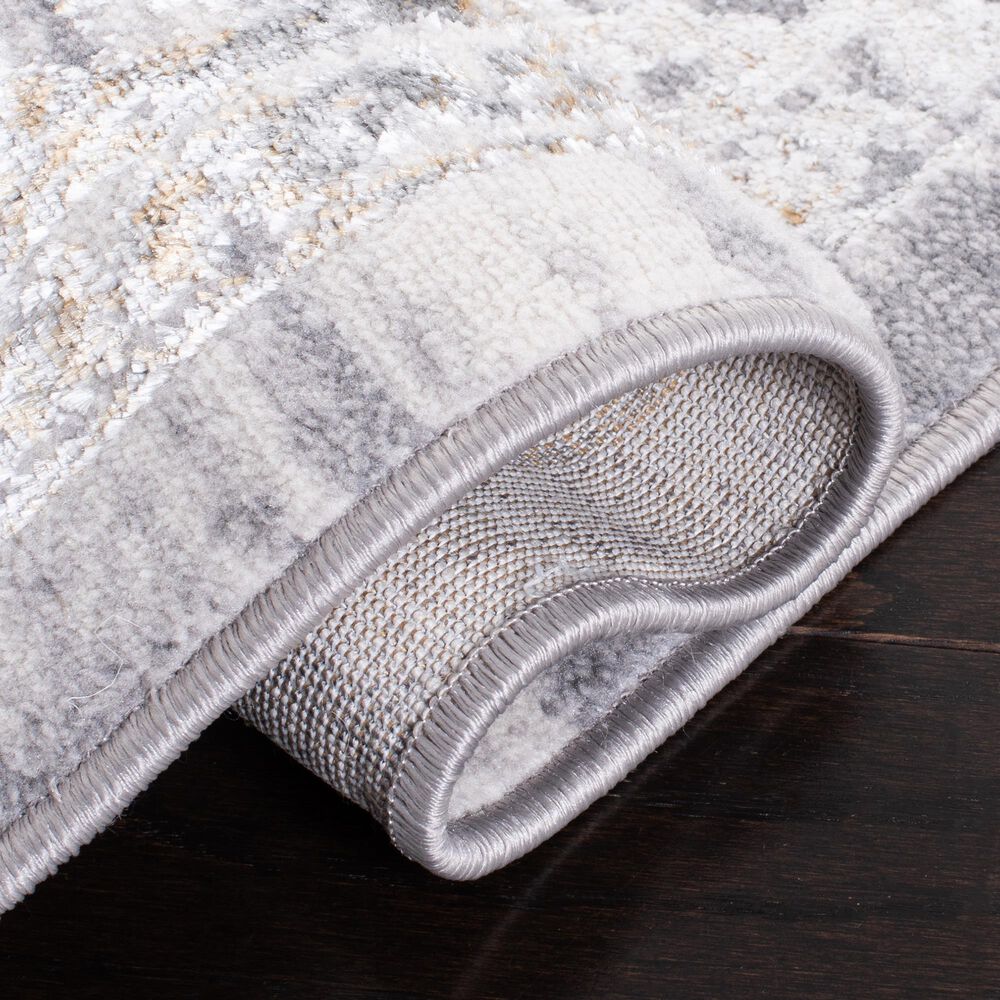 Safavieh Orchard  ORC677 6&#39;7&quot; Square Grey and Gold Area Rug, , large