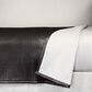 Ann Gish Charmeuse Channel Queen Quilt Coverlet in Charcoal, , large