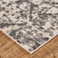 Feizy Kano 3876F 5"3" x 7"6" Charcoal and Ivory Area Rug, , large