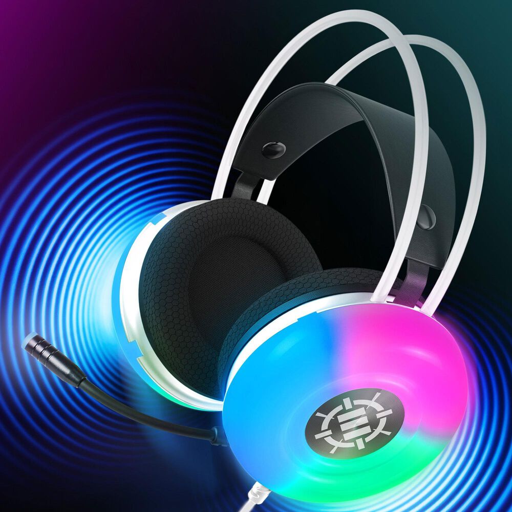 Accessory Power Theorem 3 Gaming Headset with Built-In Bass Resonators in White, , large