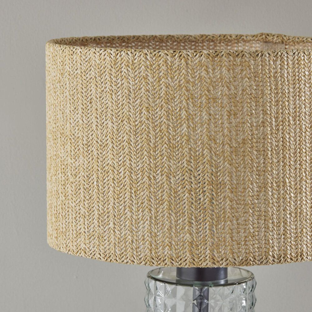 Adesso Delilah Table Lamp in Black and Clear, , large