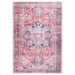 Safavieh Serapi Southwestern 6"7" x 9" Red and Navy Area Rug, , large