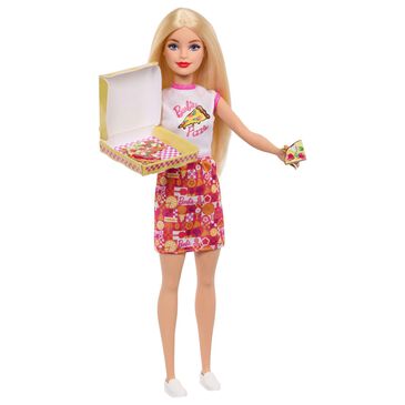 Barbie Pizza Shop Playset with Blonde Doll, , large