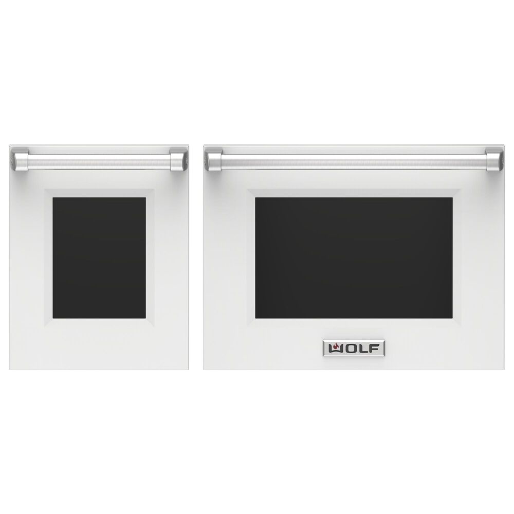 Wolf Appliances 2-Piece 18" and 30" Accessory Door Kit Set in White, , large