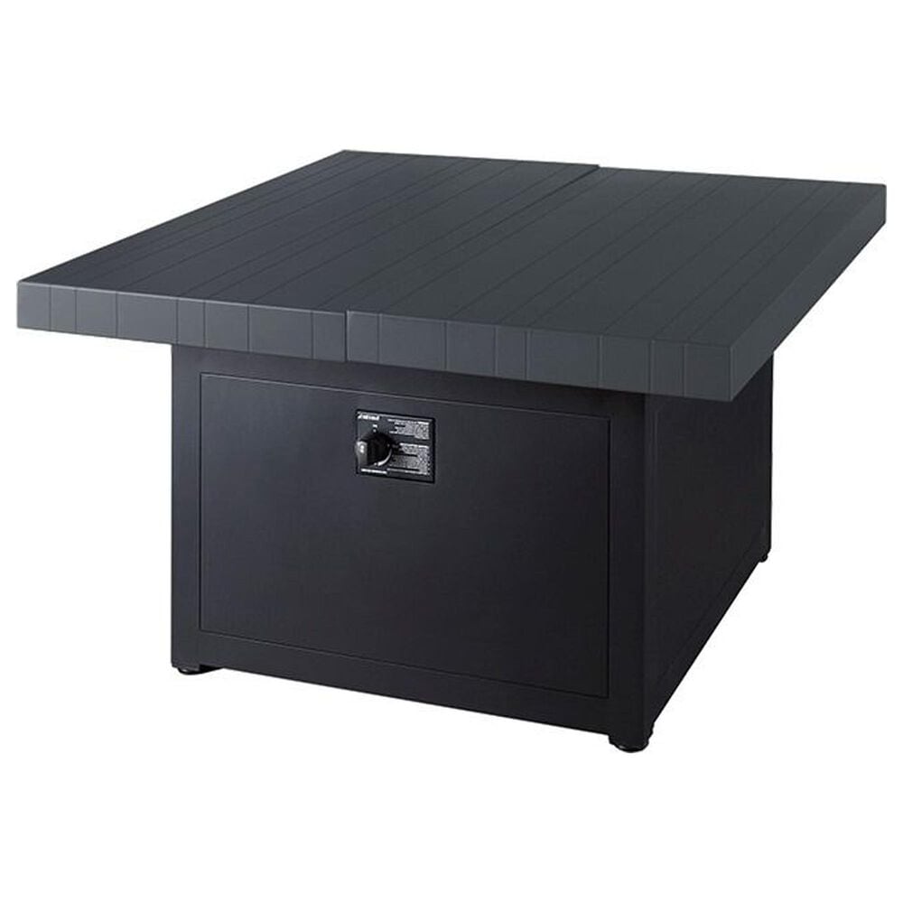 Plank And Hide Co 42" Square Firepit Top & Base in Black and Charcoal, , large