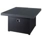 Plank And Hide Co 42" Square Firepit Top & Base in Black and Charcoal, , large