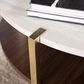 Southern Enterprises Ardmillan Coffee Table in Brass, Tobacco, and White, , large