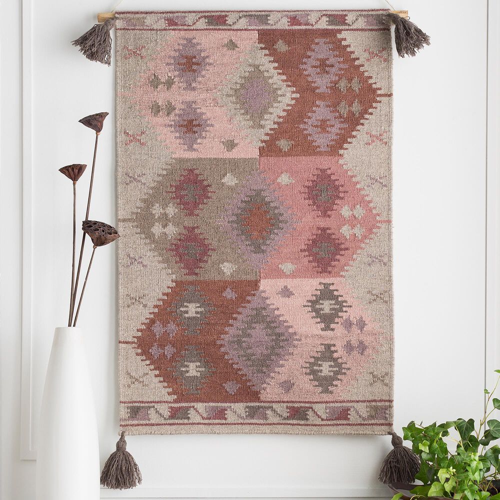 Surya Inc Adia Wall Hanging in Red, , large
