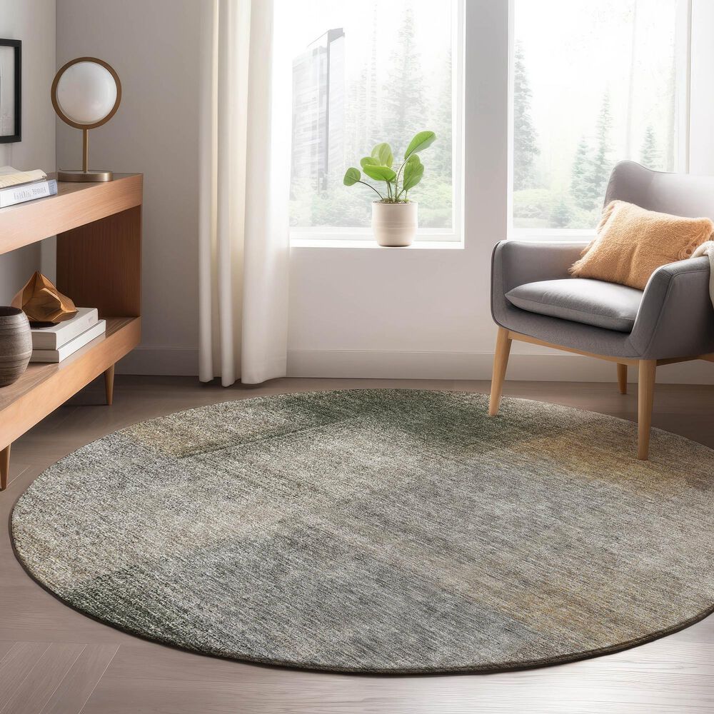 Dalyn Rug Company Trevi TV10 8&#39; Round Mocha Area Rug, , large